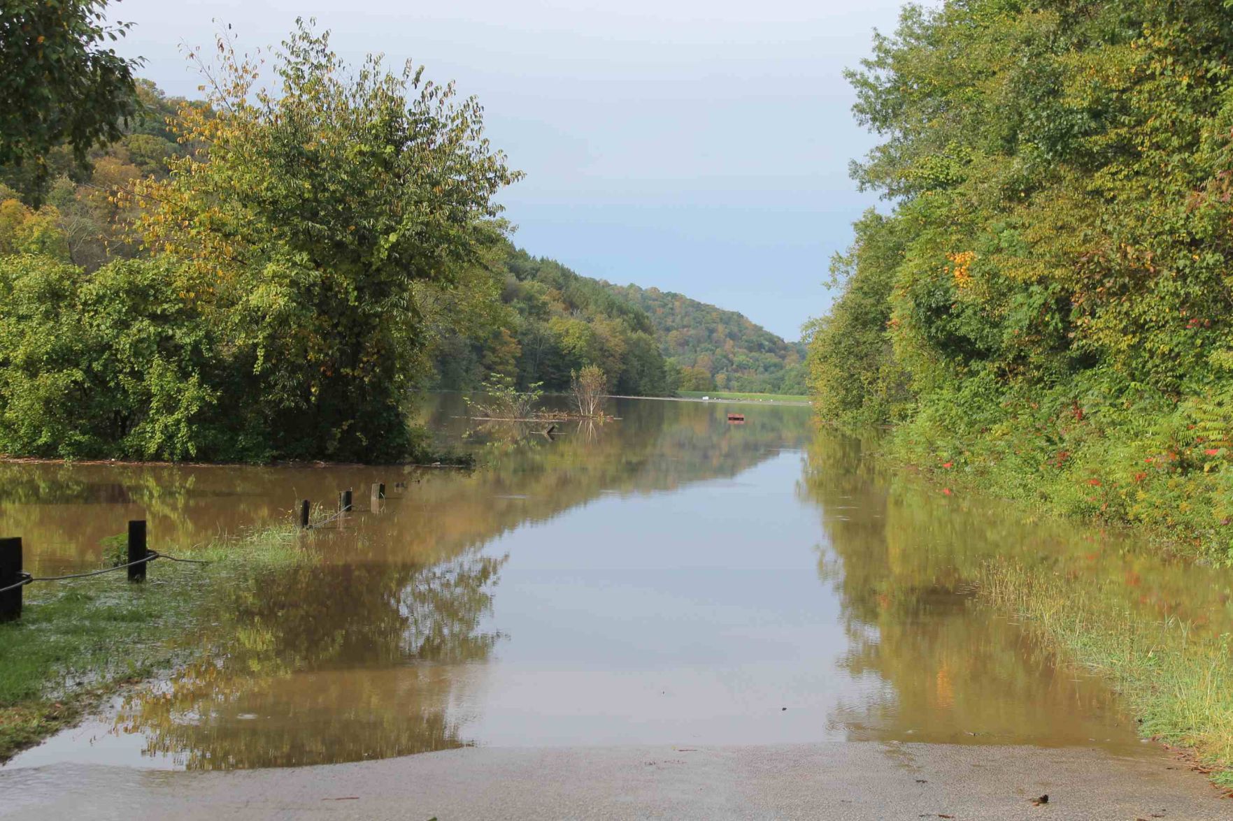 Flooded Sidie Hollow Lake